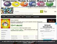 Tablet Screenshot of feletipp.addel.hu