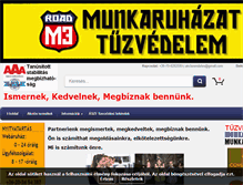 Tablet Screenshot of m3road.addel.hu