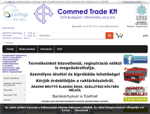Tablet Screenshot of commed.addel.hu